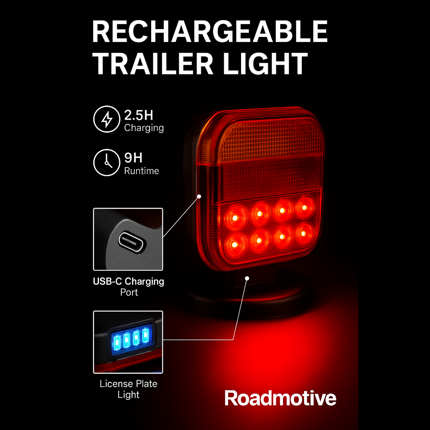 Roadmotive™ wireless trailer lights